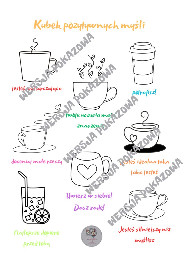 Plakat - jesteś wystarczająca