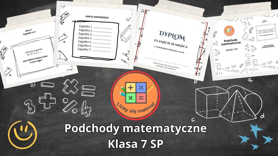 Podchody matematyczne dla klasy 7 SP – pełna zabawa, nauka i zdrowa rywalizacja! 🌟