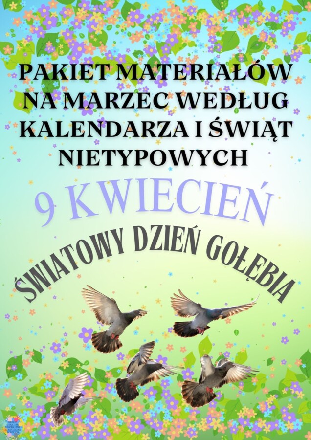 PAKIET MATERIAŁÓW NA MARZEC WEDŁUG KALENDARZA ŚWIĄT I DNI NIETYPOWYCH