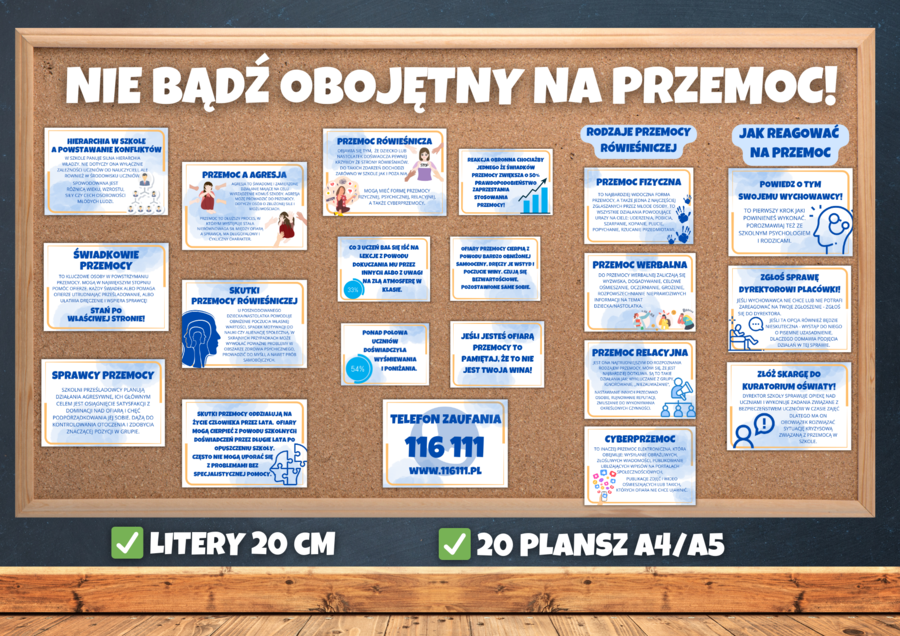 Gazetka szkolna - STOP PRZEMOCY! NIE BĄDŹ OBOJĘTNY NA PRZEMOC