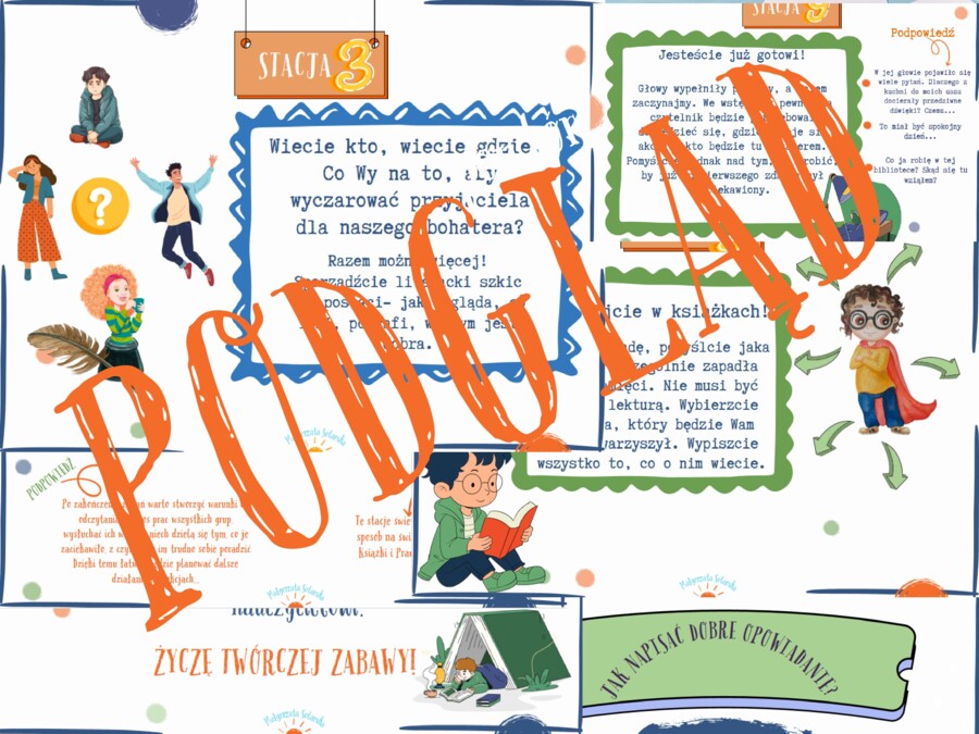 Opowiadanie klasy 4-8. Stacje zadaniowe