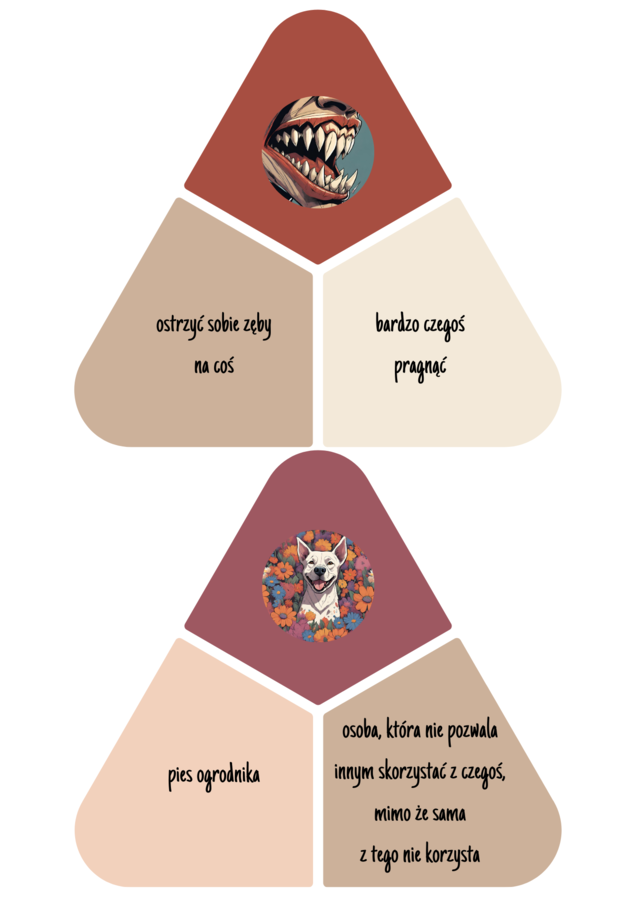 Gra dydaktyczna - związki frazeologiczne.