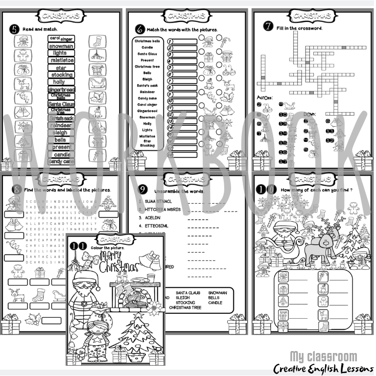 CHRISTMAS - WORKBOOK