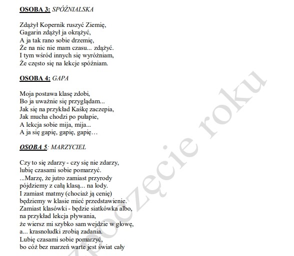 Rozpoczęcie roku szkolnego