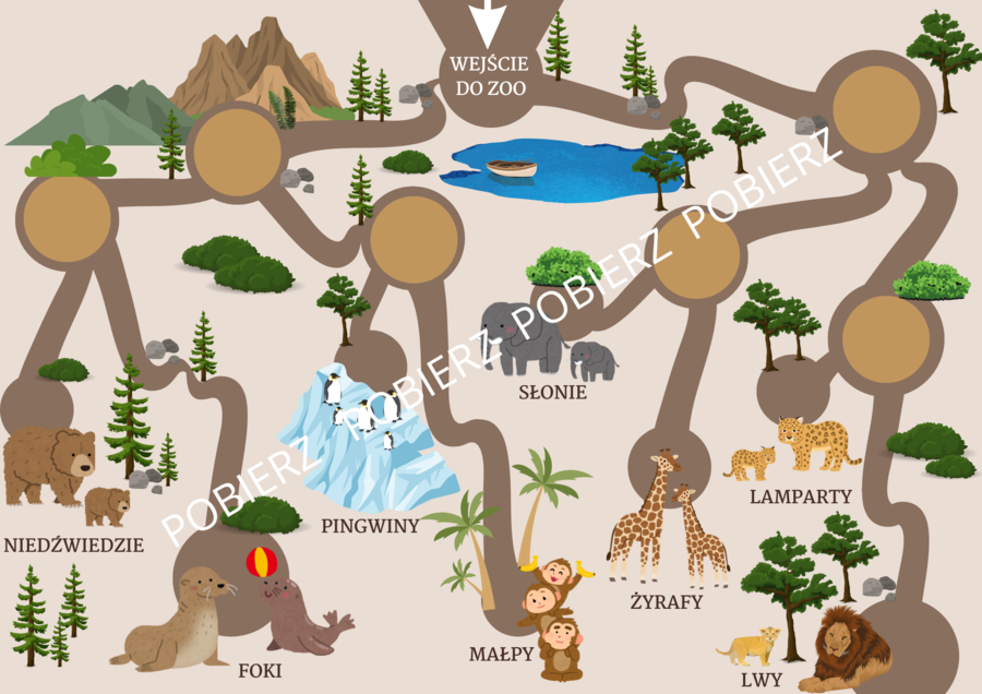 GRA ZOO - liczby parzyste i nieparzyste