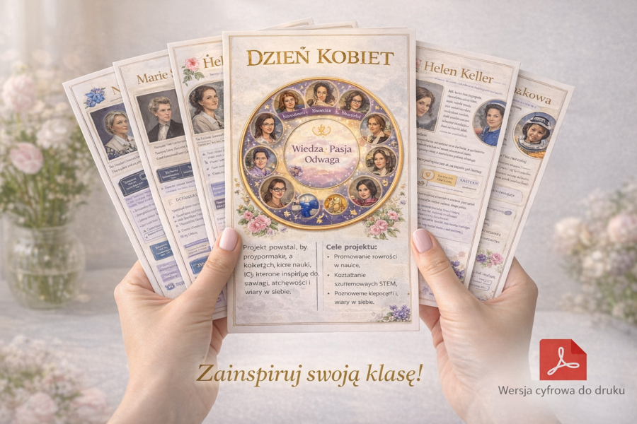 Dzień Kobiet – plakaty inspirujące kobiety nauki
