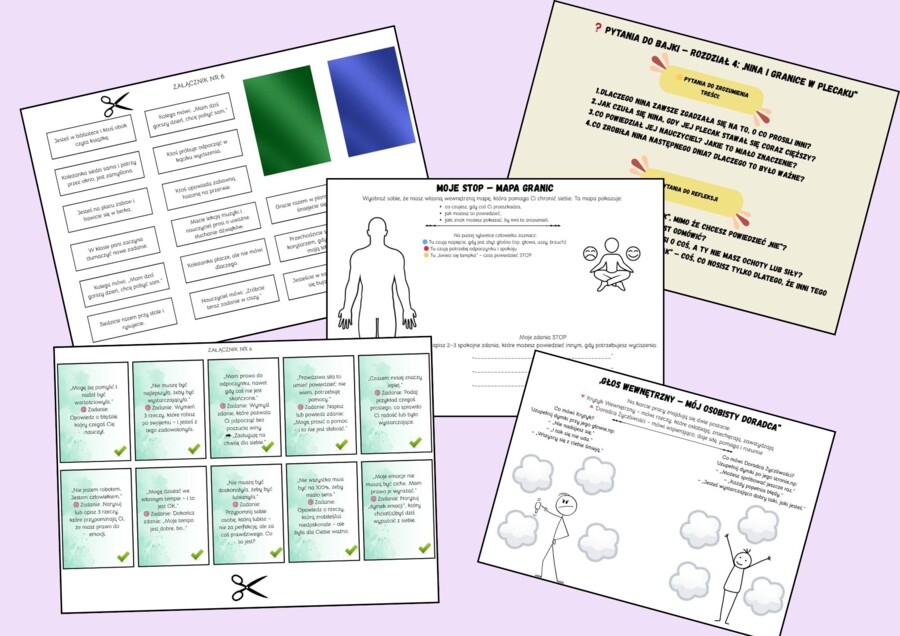 Bajki terapeutyczne z zadaniami 4-8