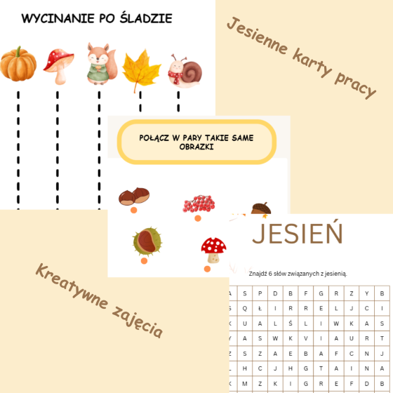 Jesienne karty pracy