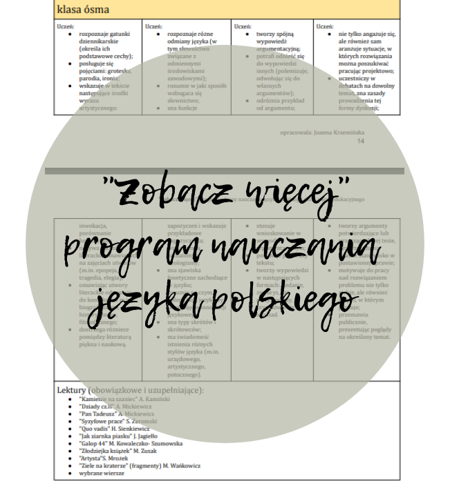 Program własny "Zobacz więcej"