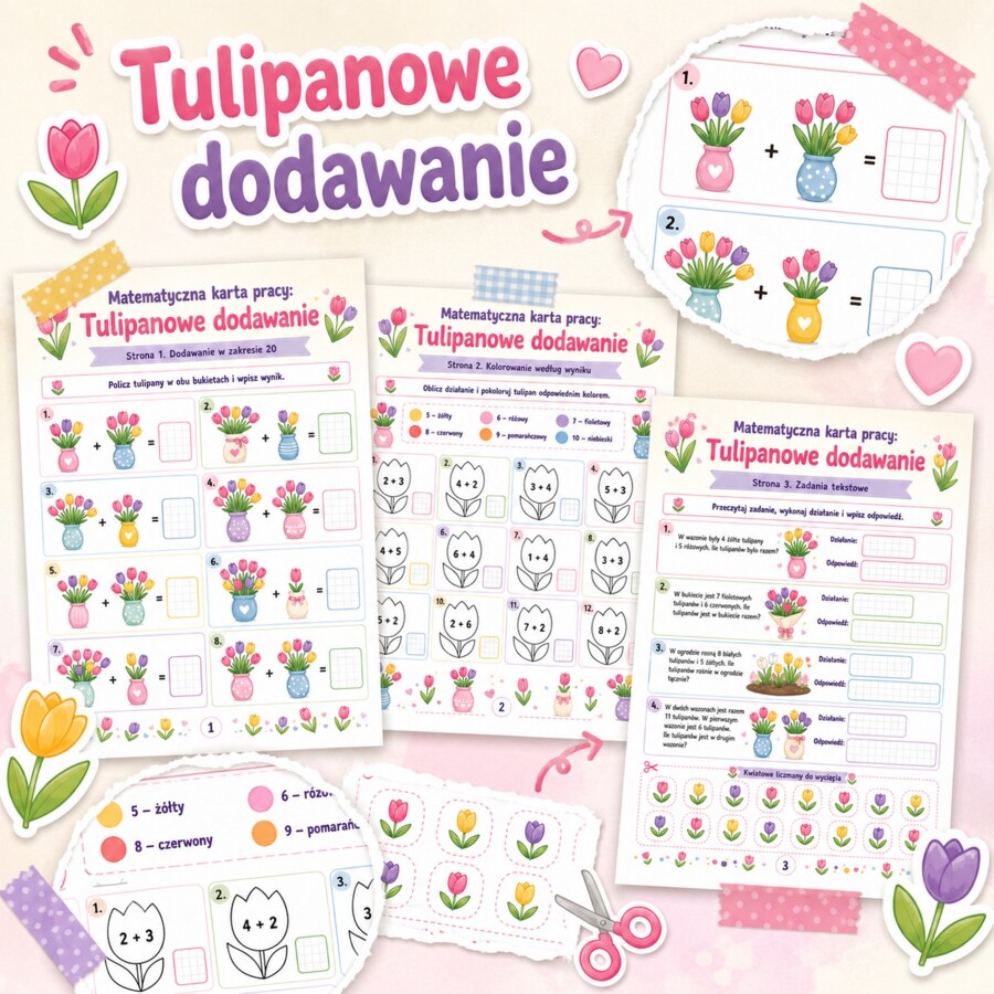 Tulipanowe dodawanie