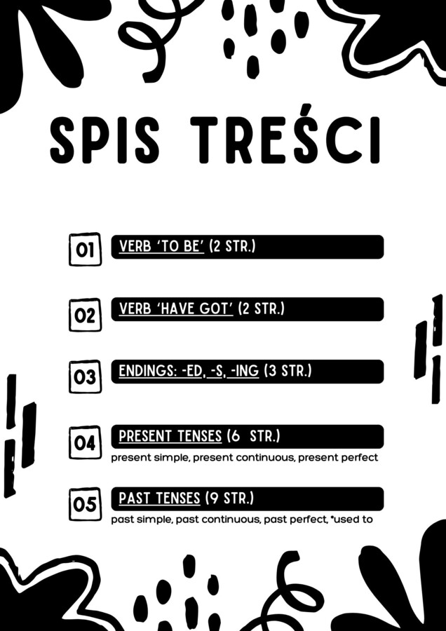 Angielskie Mapy Myśli: gramatyka angielska A1-A2