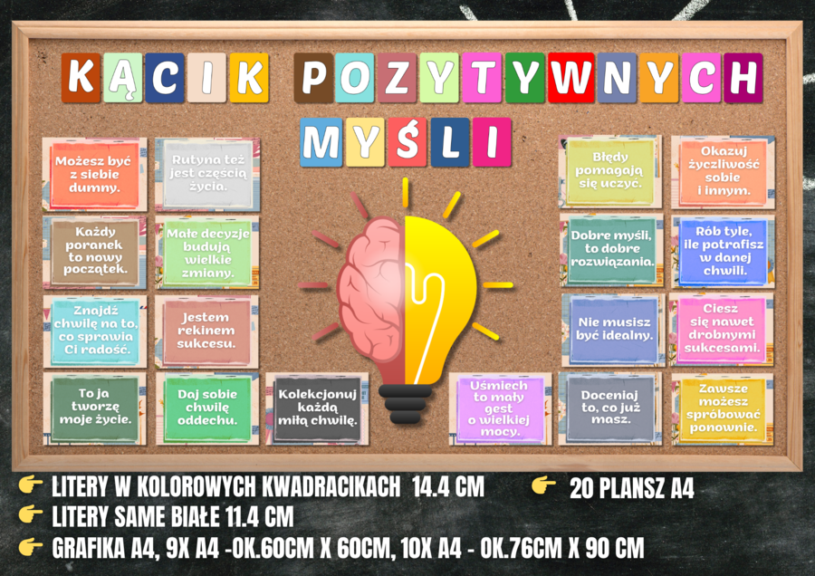 KĄCIK POZYTYWNYCH MYŚLI - Gazetka szkolna