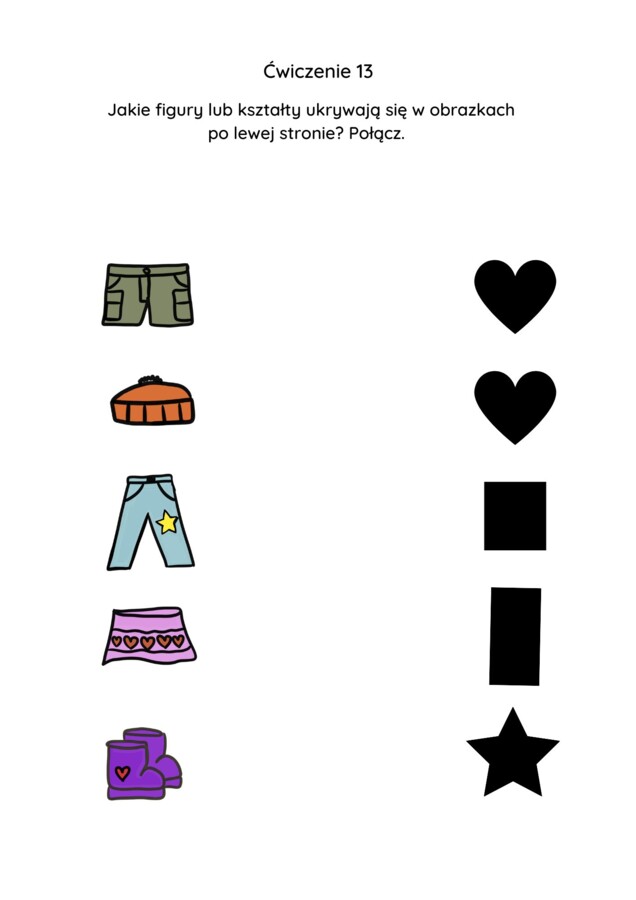 Znajdź ukryty kształt. 50 ćwiczeń na spostrzegawczość dla dzieci