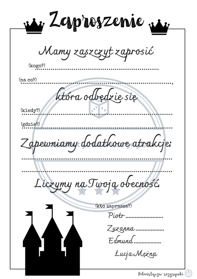 Opowieści z Narnii. Stacje zadaniowe