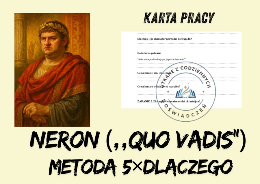 KARTA PRACY – NERON („QUO VADIS”) Metoda 5×DLACZEGO