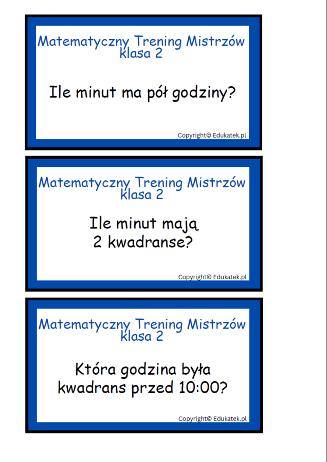 Matematyczny trening mistrzów - klasa 2