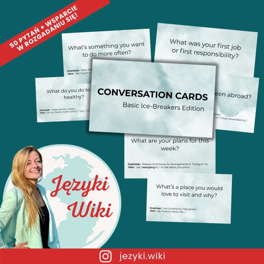 Basic Ice-Breakers. Conversation Cards. Karty Konwersacyjne