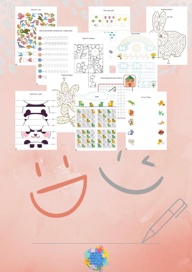 ZESZYT EDUKACYJNY Z ĆWICZENIAMI DLA 5 LATKÓW