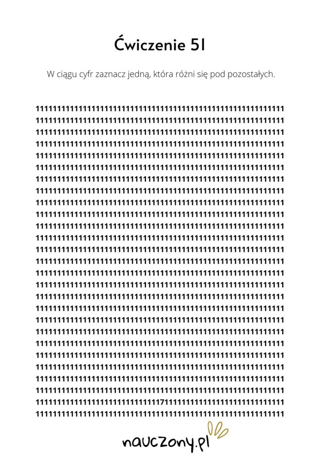 Ćwiczenie pamięci i koncentracji uwagi nastolatków część 1