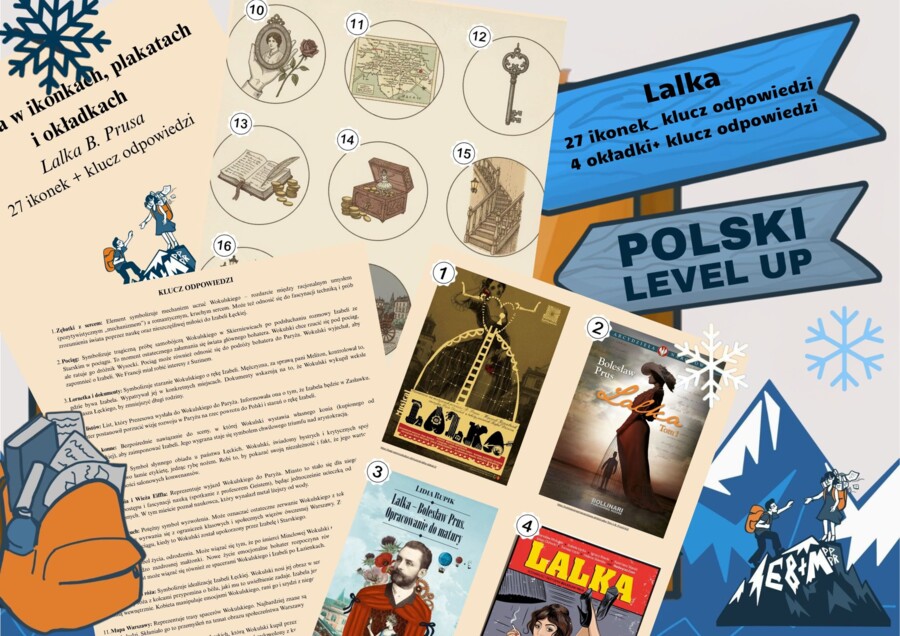 Lalka w ikonografii (27 ikonek, 4 plakaty+ klucz odpowiedzi)_Polski Level Up