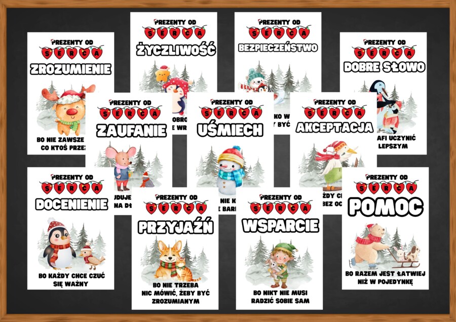 PREZENTY OD SERCA - zestaw plakatów