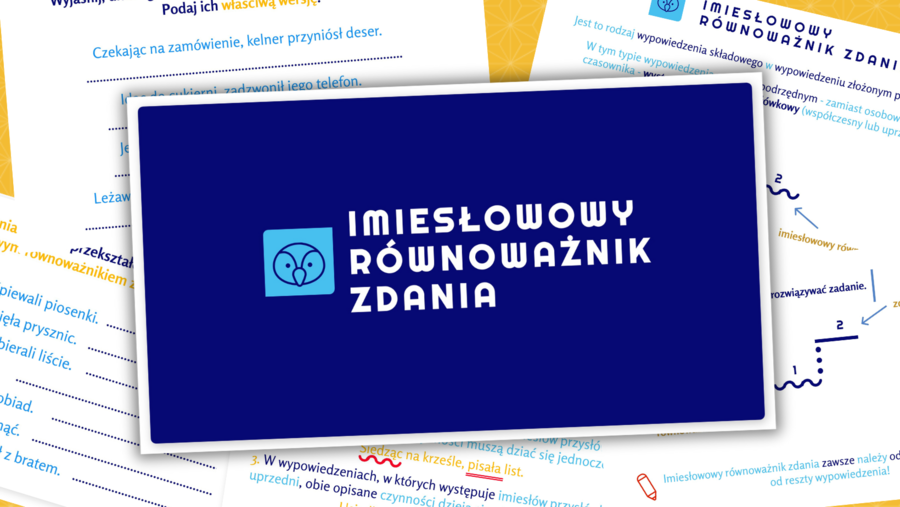 Imiesłowowy równoważnik zdania