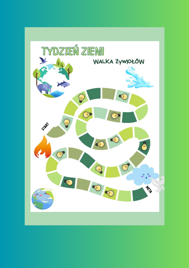 Walka Żywiołów gra polonistyczna