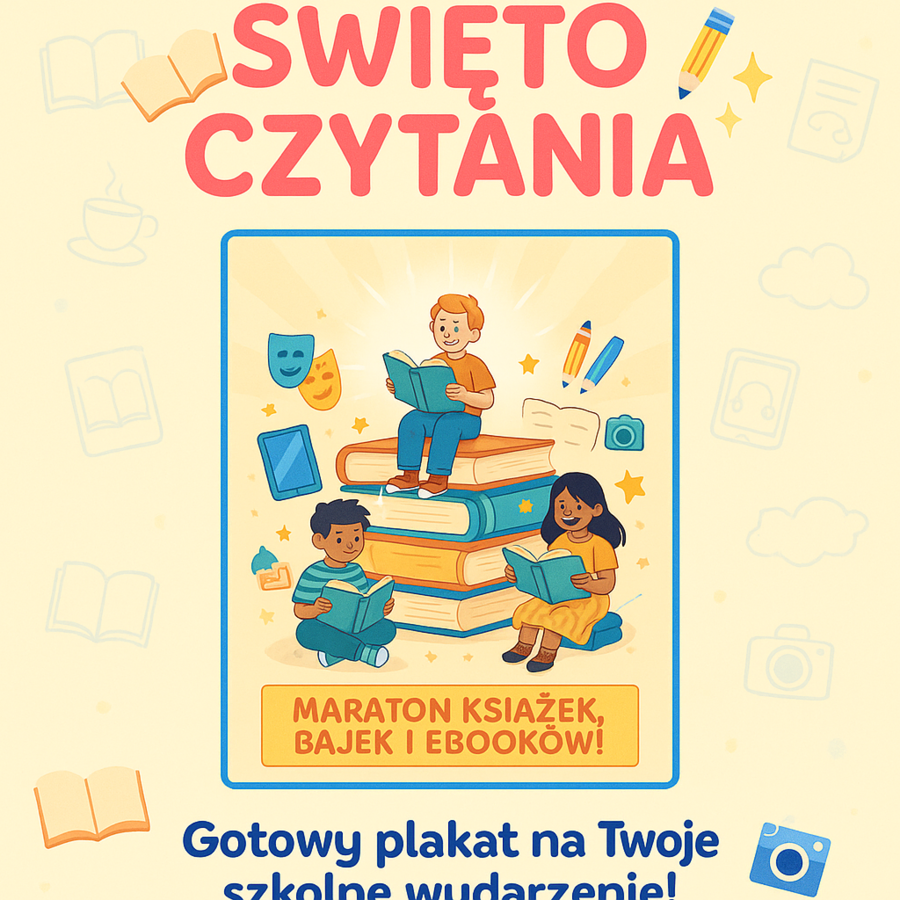 Święto czytania. Plakat