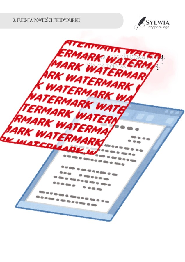 📒Notatnik maturalny „Ferdydurke” Witold Gombrowicz