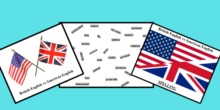 British English vs American English - różnice (ćwiczenia)
