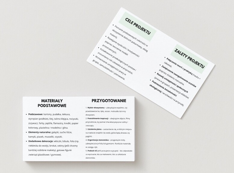 Makiety ekosystemów