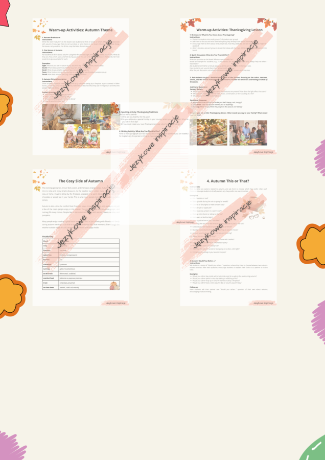 Karty Pracy_Autumn&Thanksgiving