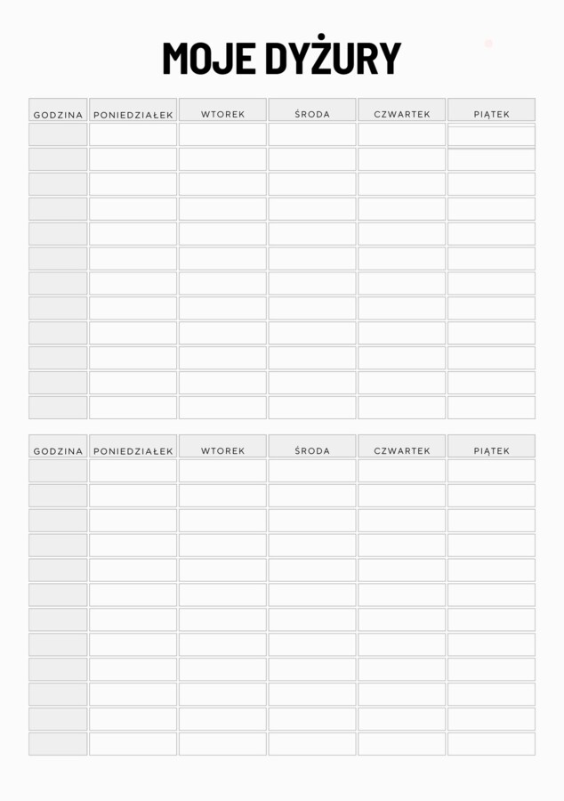 Planer nauczyciela + planer wychowawcy