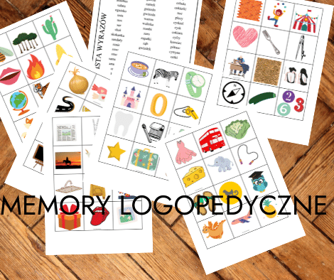 Memory logopedyczne - szereg syczący