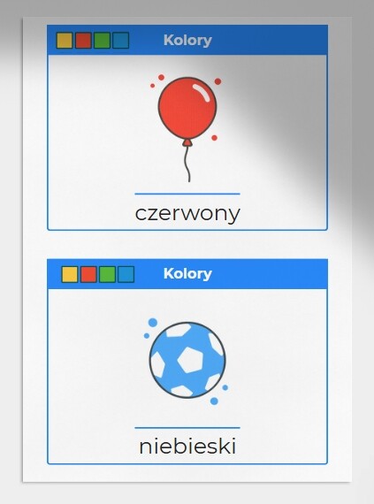 Karty obrazkowe: "Moje pierwsze słowa"