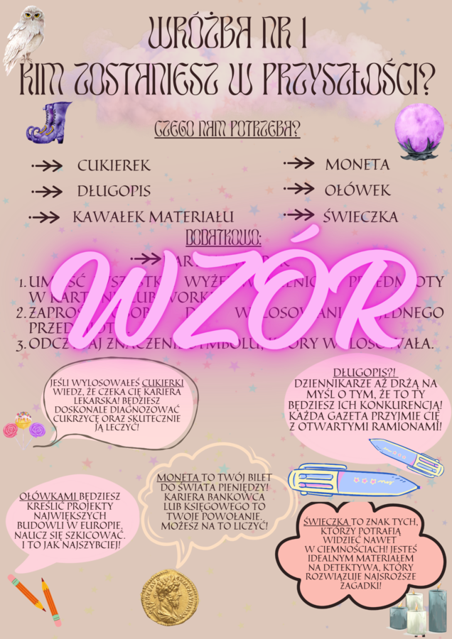 Księga wróżb andrzejkowych, wróżby, andrzejki