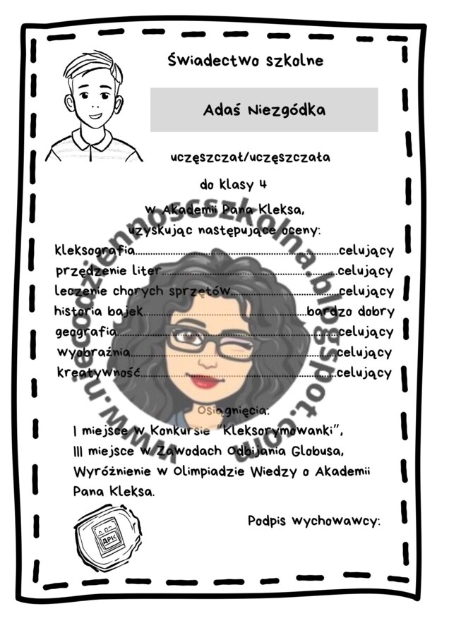 ŚWIADECTWA BOHATERÓW LEKTUR