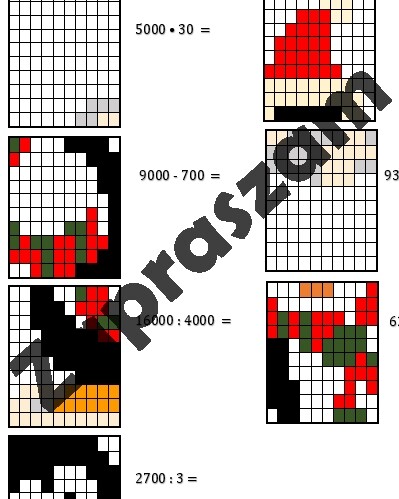 Kodowanie – dodawanie, odejmowanie, dzielenie , mnożenie większych liczb