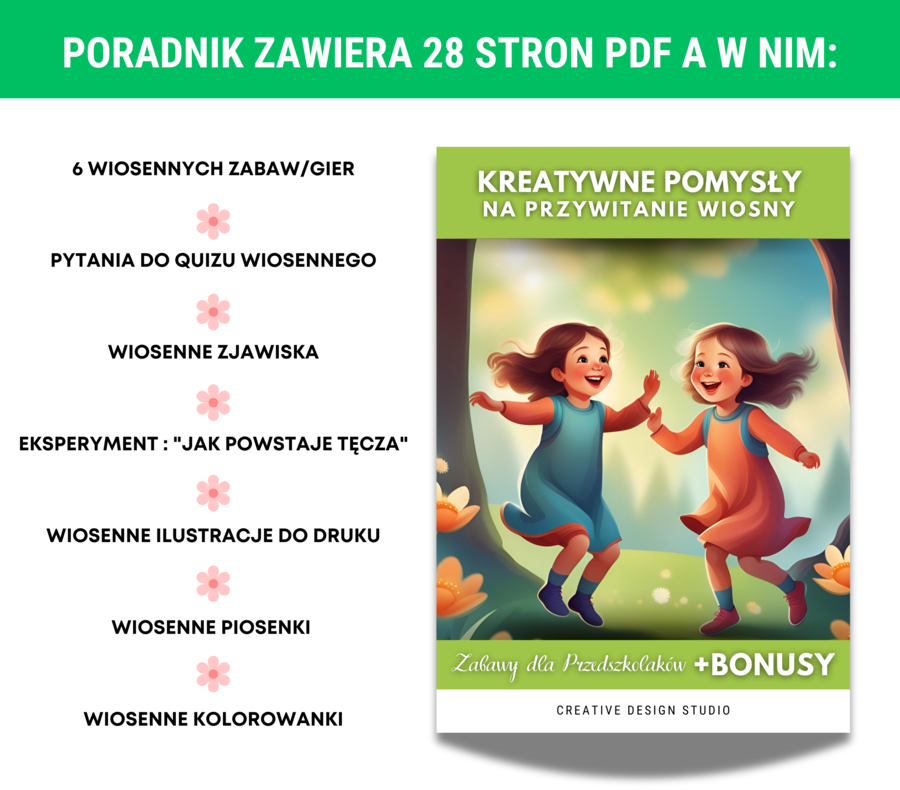 Kreatywne Pomysły na przywitanie Wiosny- Gry i Zabawy dla Przedszkolaków.