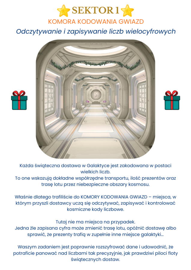 Świąteczno- matematyczna gra klasowa lub domowa | stacje zadaniowe | klasy 4- 6 | misja świąteczna ThinkRocket
