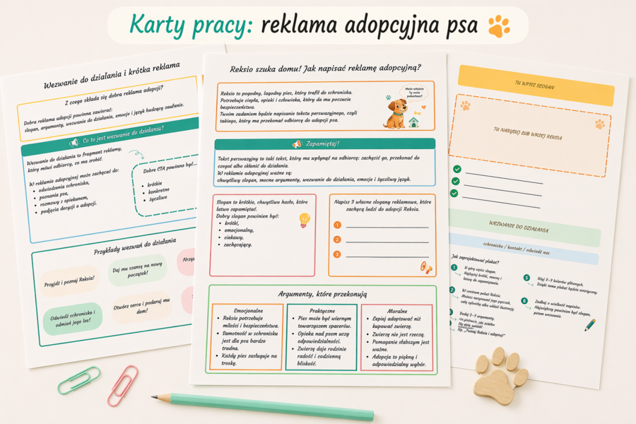 Reklama adopcji Reksia – tekst perswazyjny