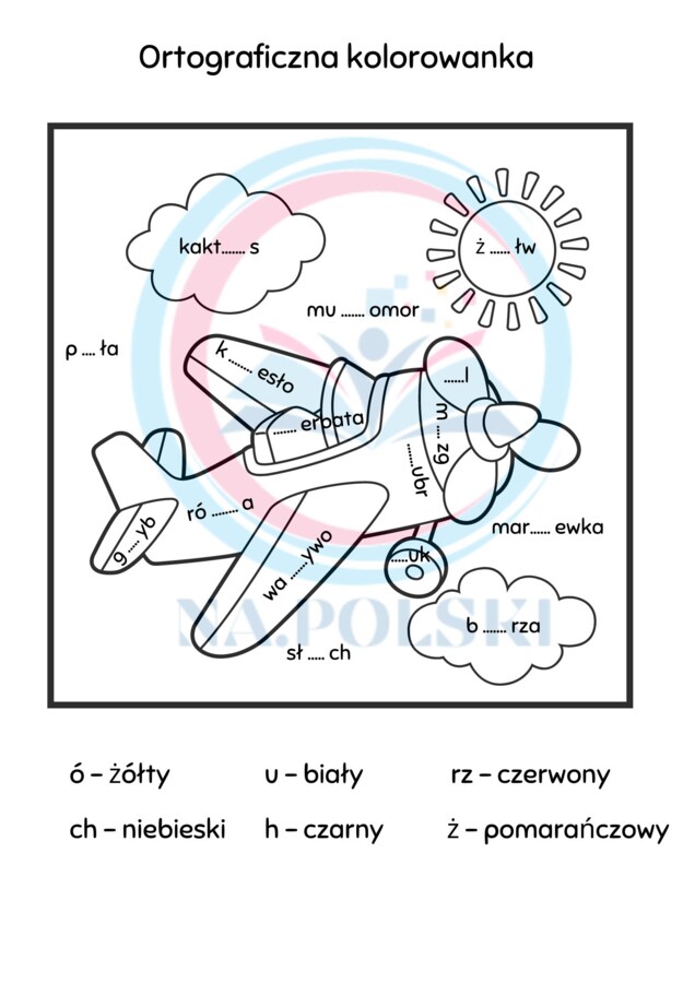 Ortograficzna kolorowanka