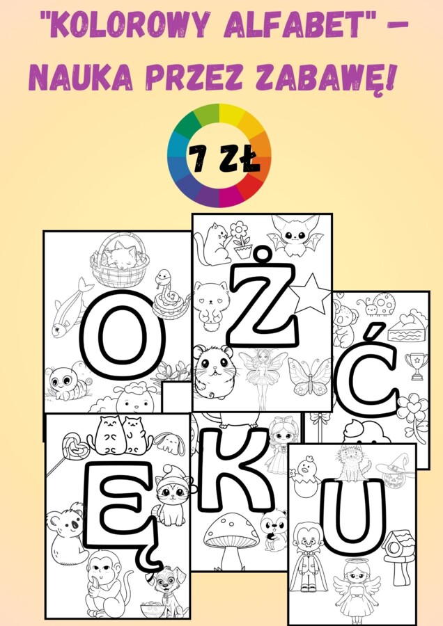 "Kolorowy Alfabet" – Nauka przez Zabawę!