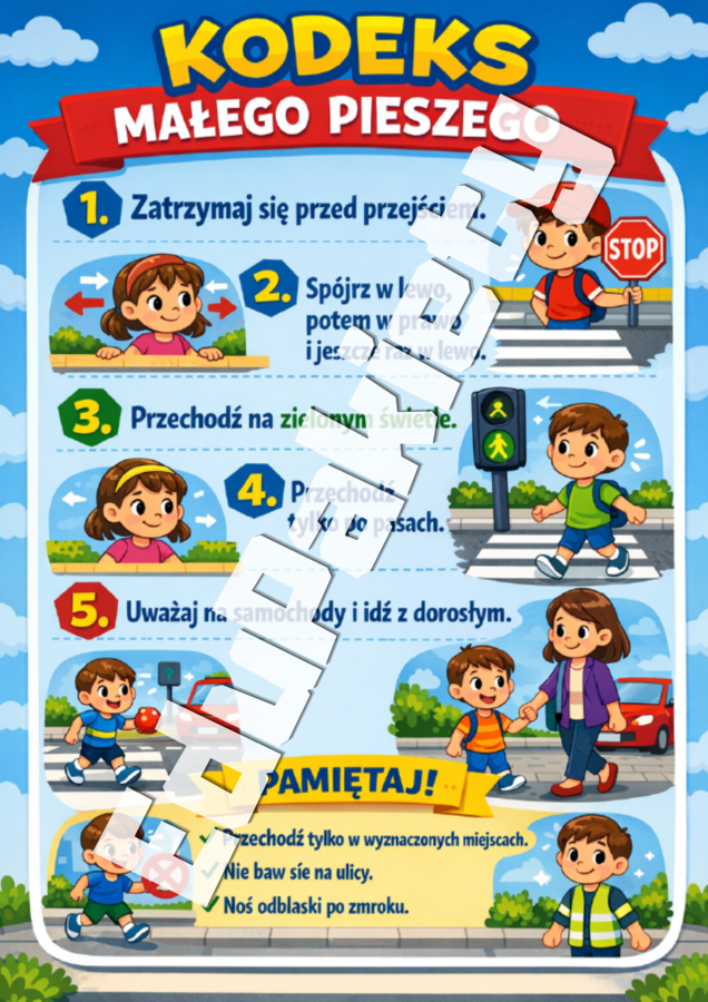 Bezpieczne dziecko – pakiet edukacyjny (dla dzieci w wieku 6-8 lat)