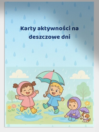 Karty aktywności na deszczowe dni