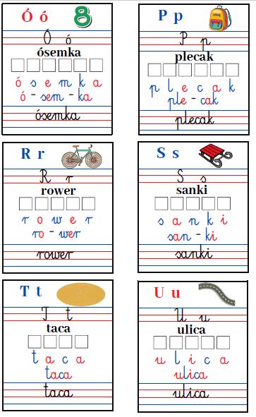 Pakiet - Alfabet + cyfry (plansze + zadania dla dzieci)