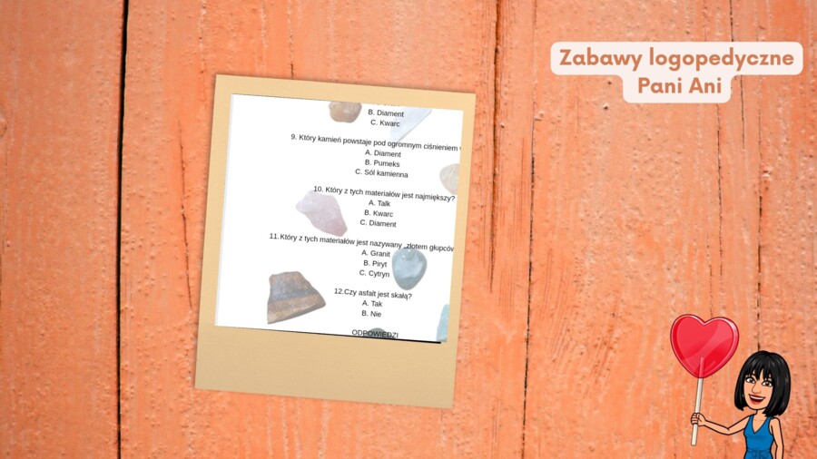 Quiz o skałach i minerałach