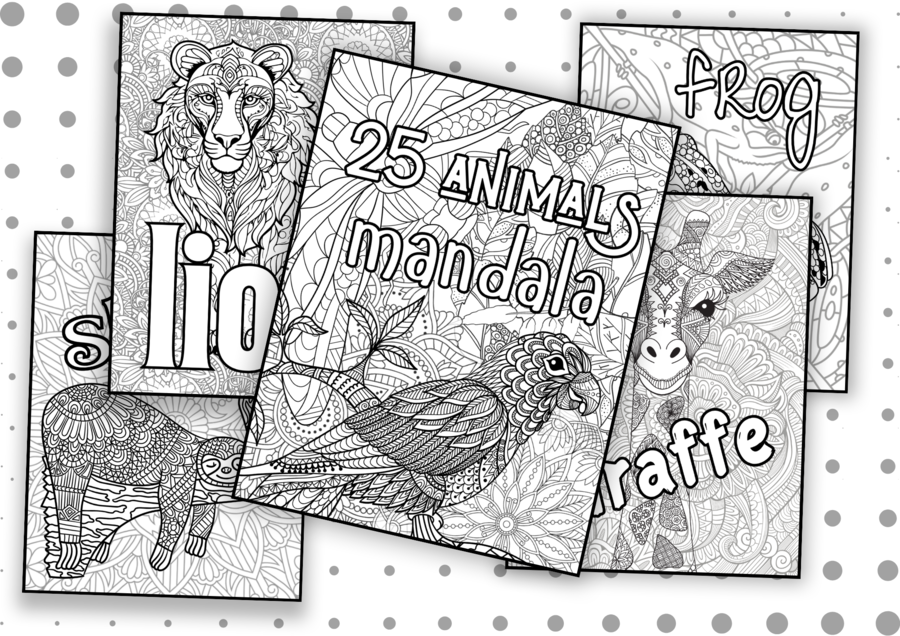 MANDALA ZWIERZĘTA