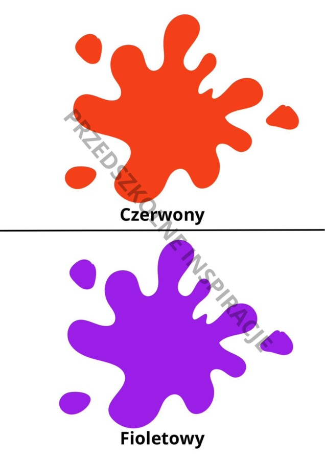 KARTY OBRAZKOWE KOLORY