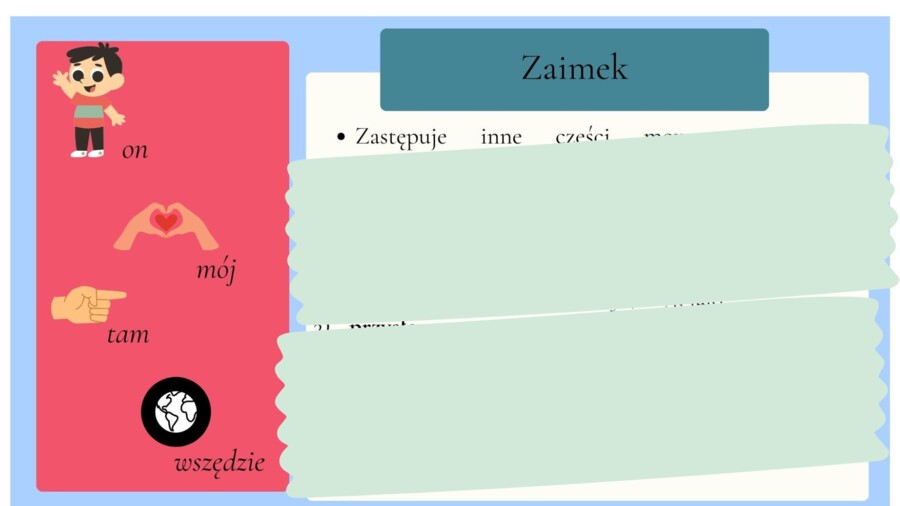 Odmienne i nieodmienne części mowy